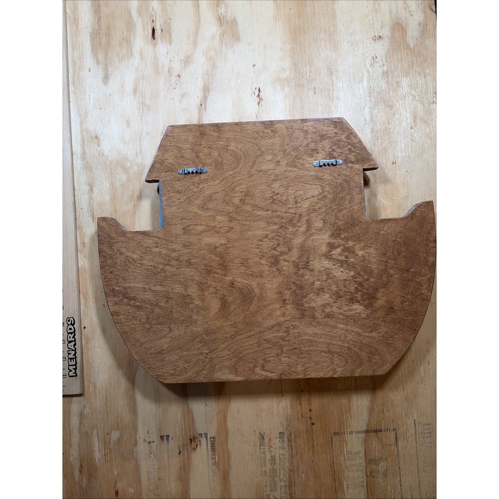 Noahs ark wood display wall shelf with animals - Handcrafted Nursery - Picture 5 of 5